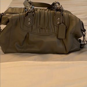 Grey Coach bag barely used condition